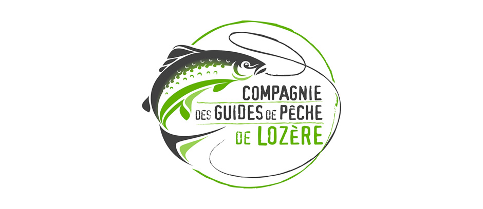 The logo of the Compagnie des guides de pêche de Lozère