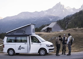 Vacances de pêche en camper van