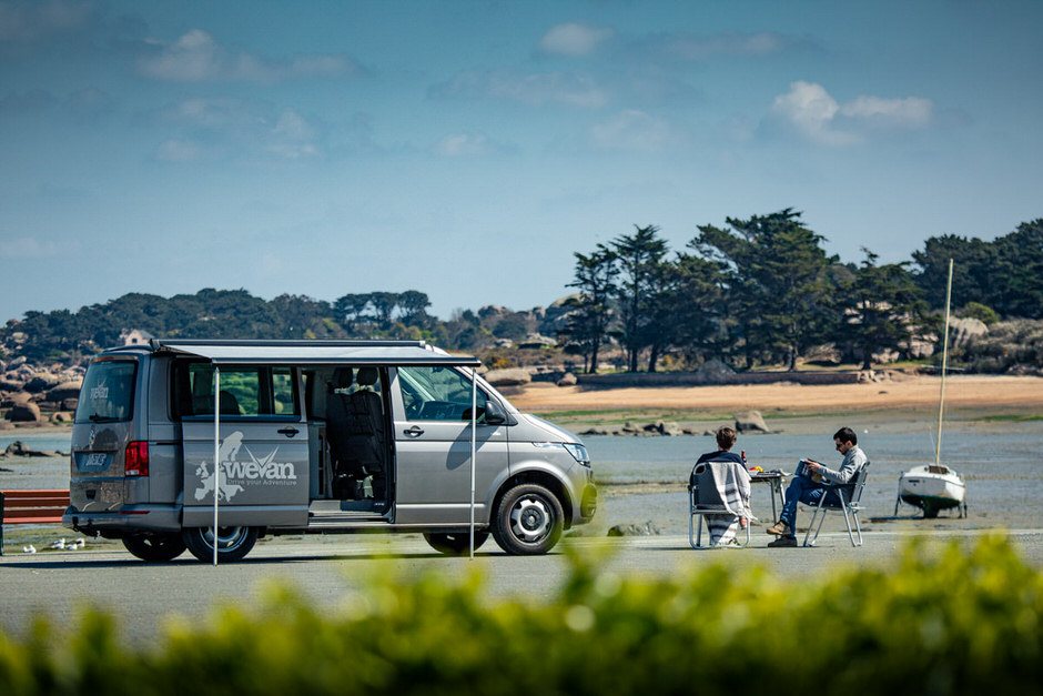 Campervan in Brittany