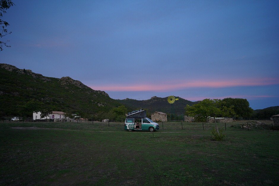 Location van aménagé en Corse avec WeVan