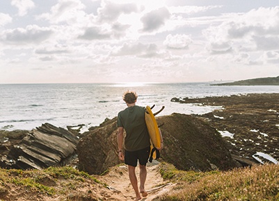 Spot in der Vendée für ein Surfwochenende im Van