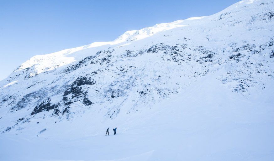 umgebauter Van Winterabenteuer