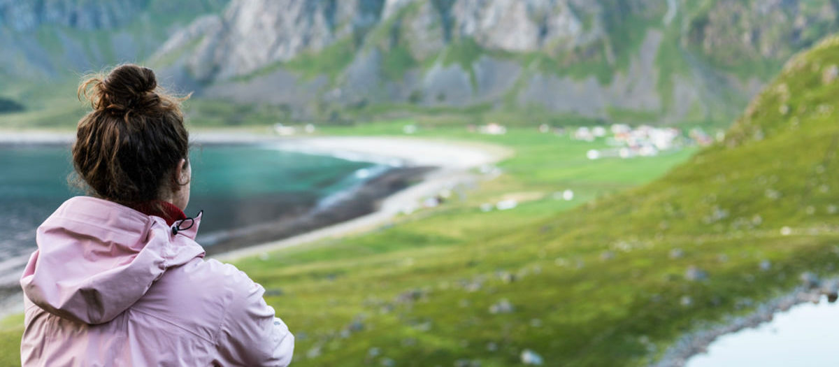 Se jeter à l'eau dans les Lofoten