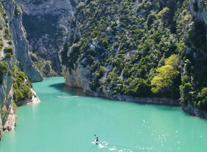 Road trip in a van in the Gorges du Verdon