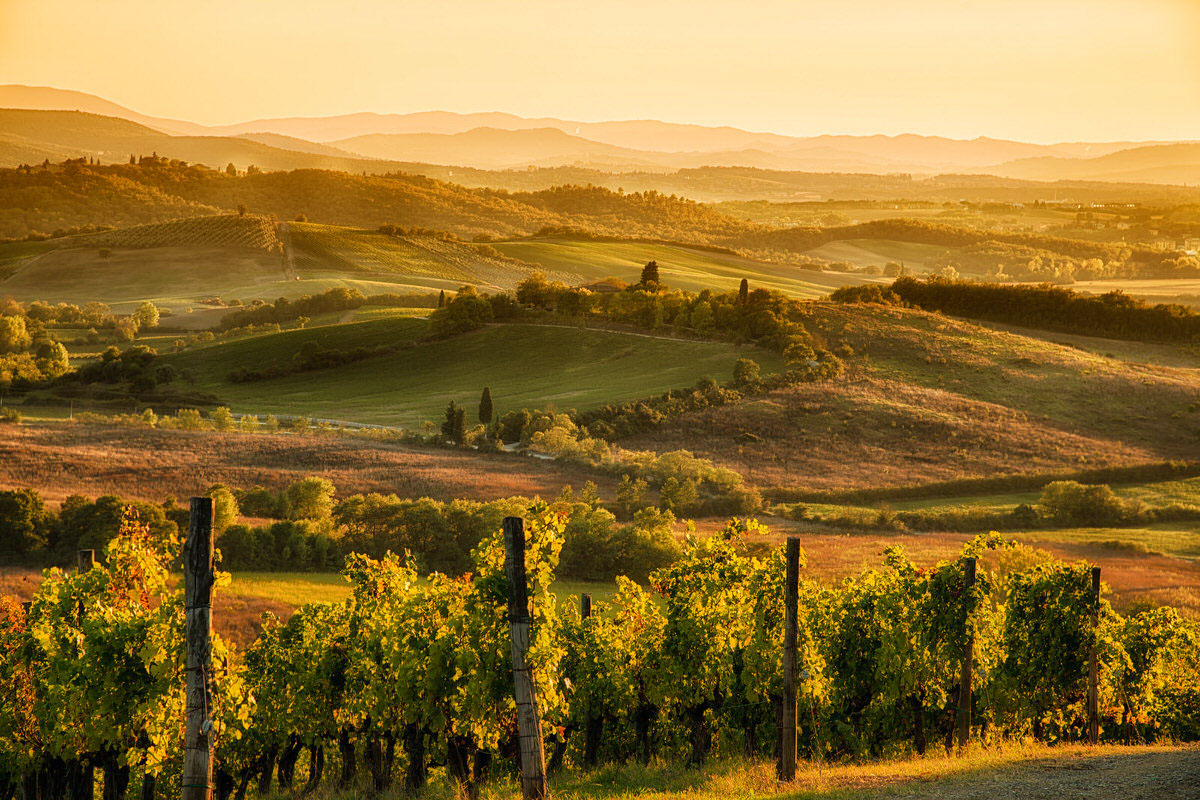 Petites routes de la Toscane : location van aménagé