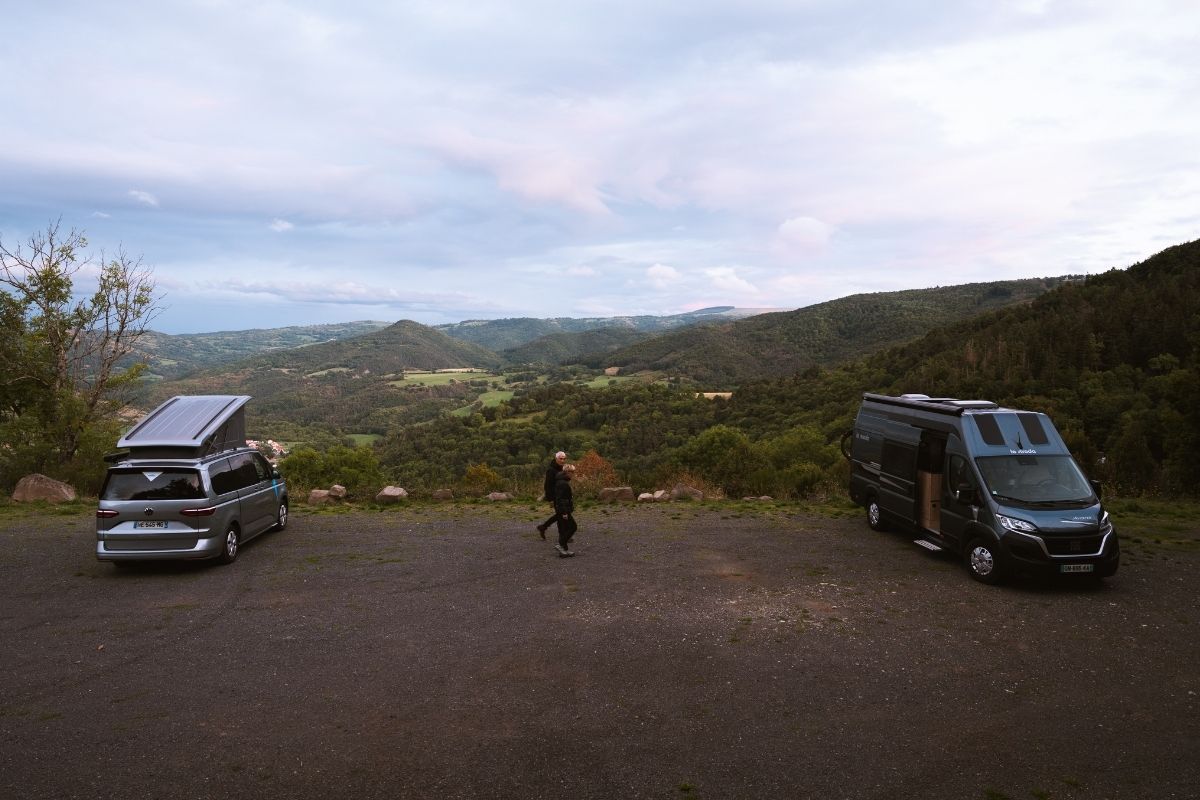 Auvergne road trip by campervan