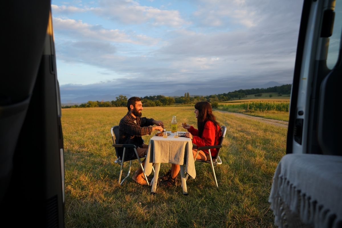 Route de Bourgogne en van