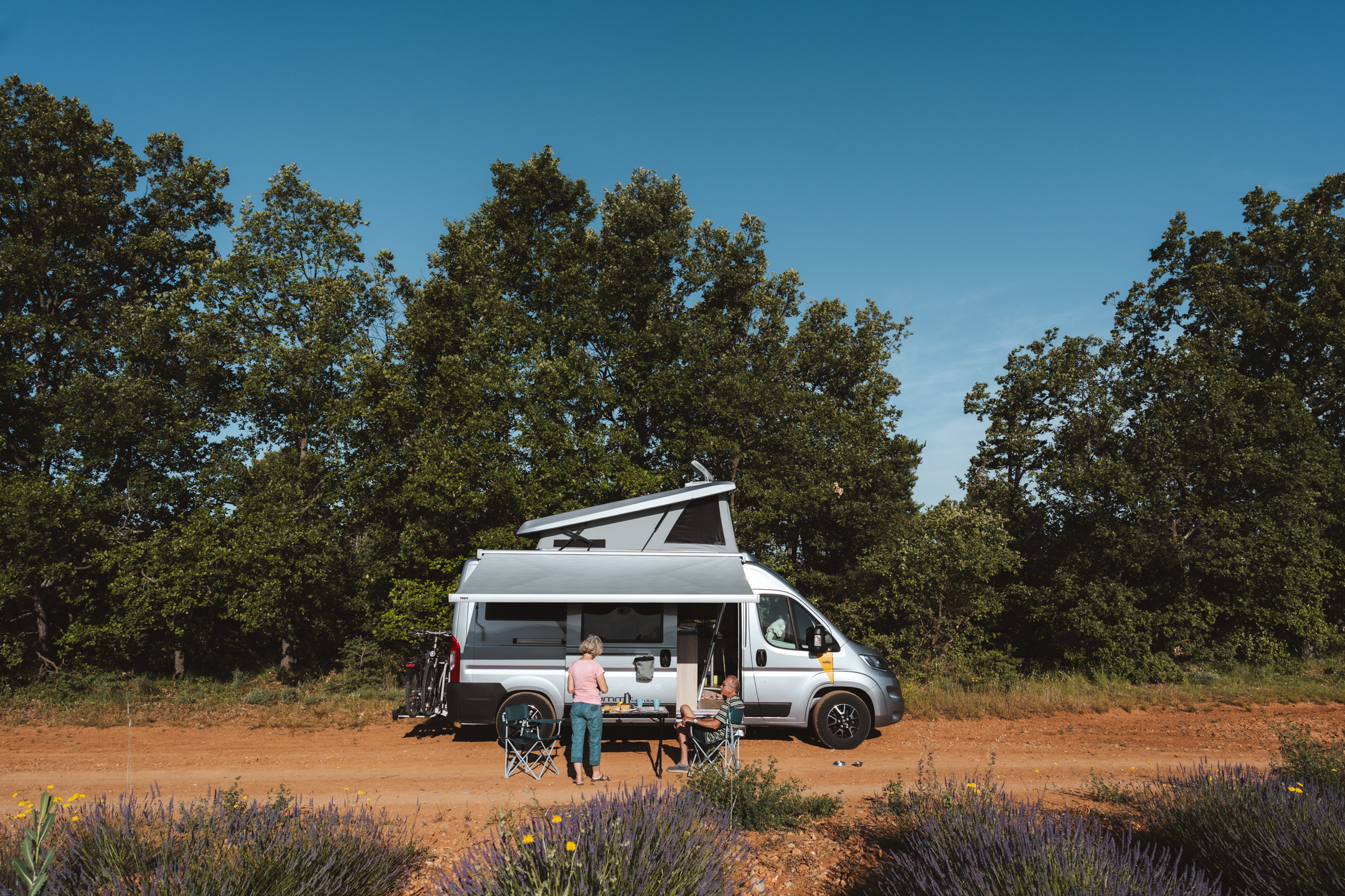Campervan for rent for a scenic road trip through Provence