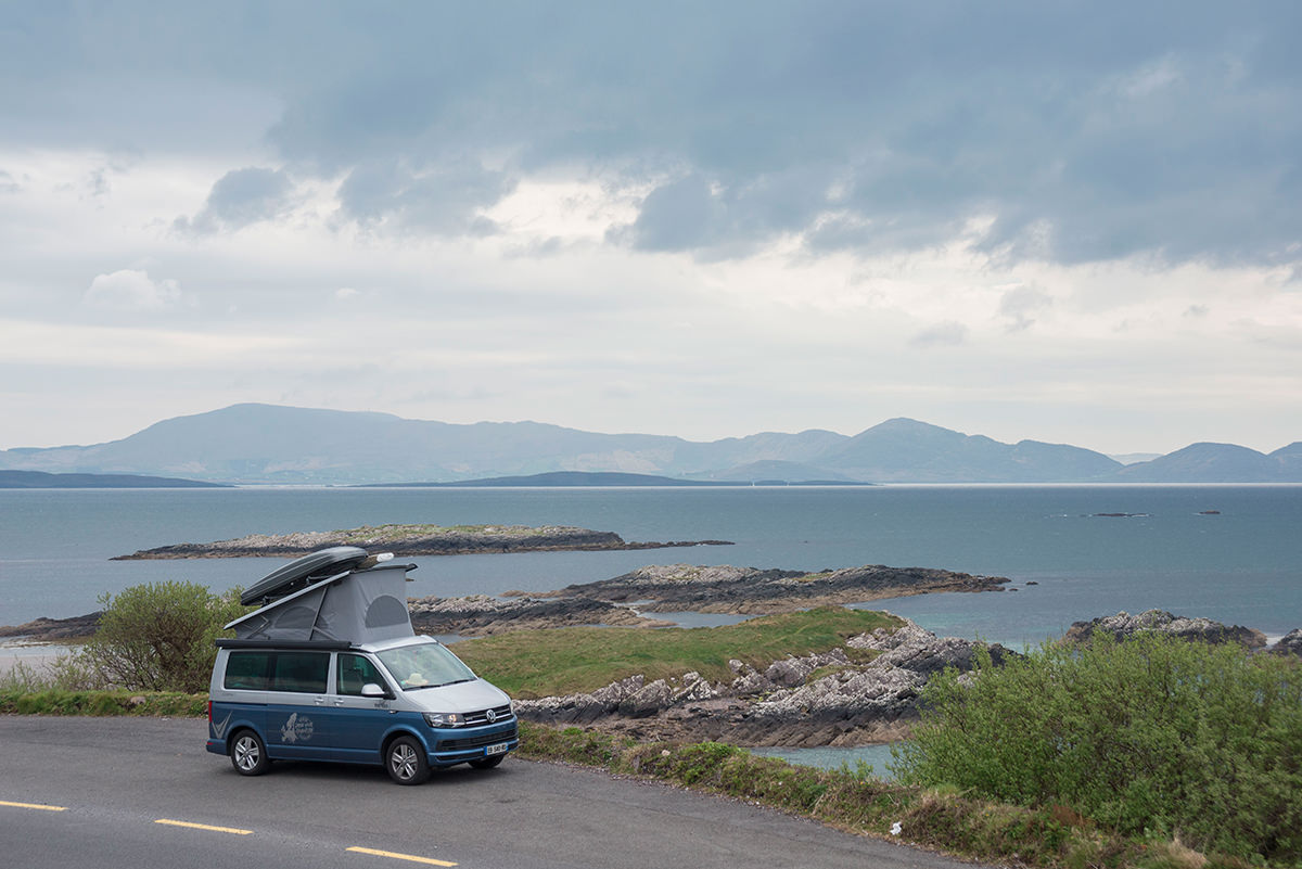 Van aménagé en Irlande