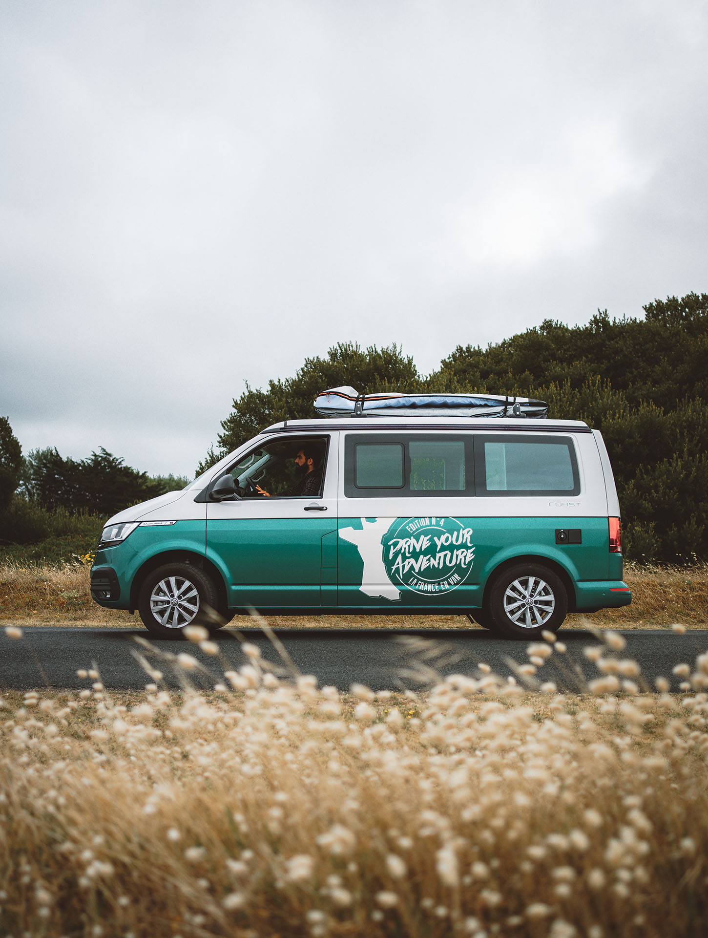 Van aménagé pour un roadtrip breton