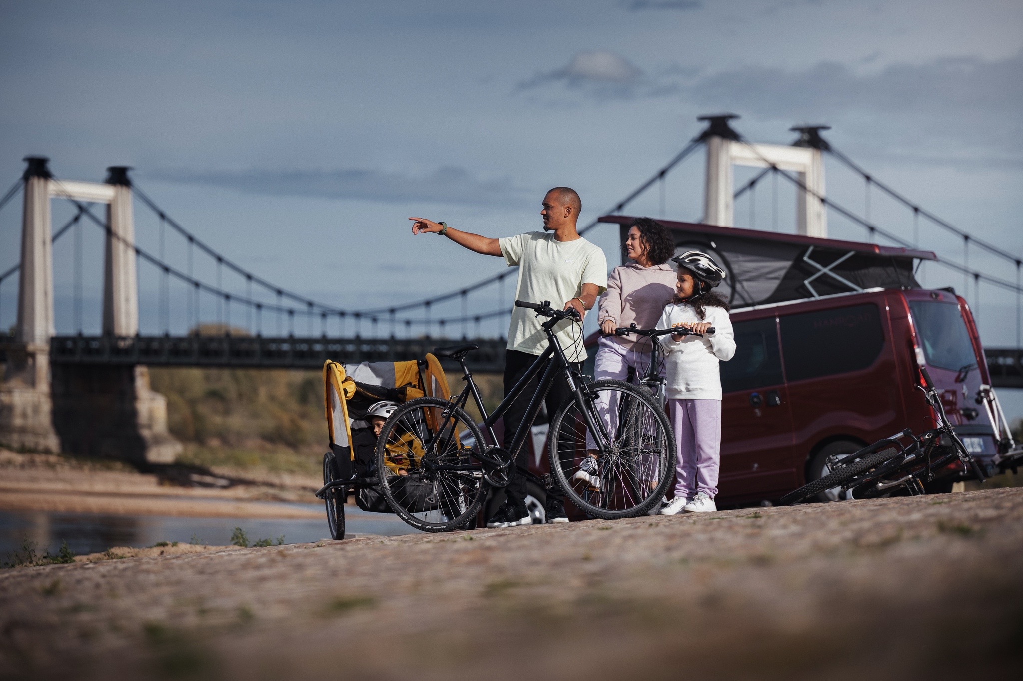 Bord de Loire : Road trip en van aménagé