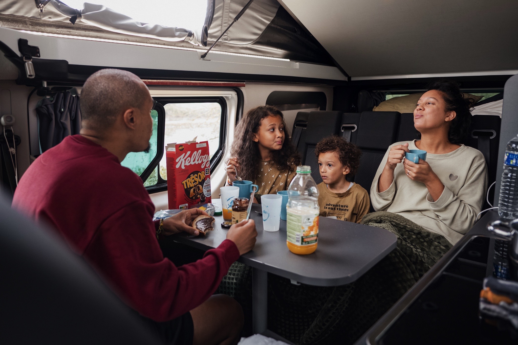 Family weekend: road trip in a campervan
